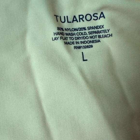 Tularosa “Flirty” One Piece Swimsuit – Golden Yellow, NWT, Size L - Picture 7 of 8